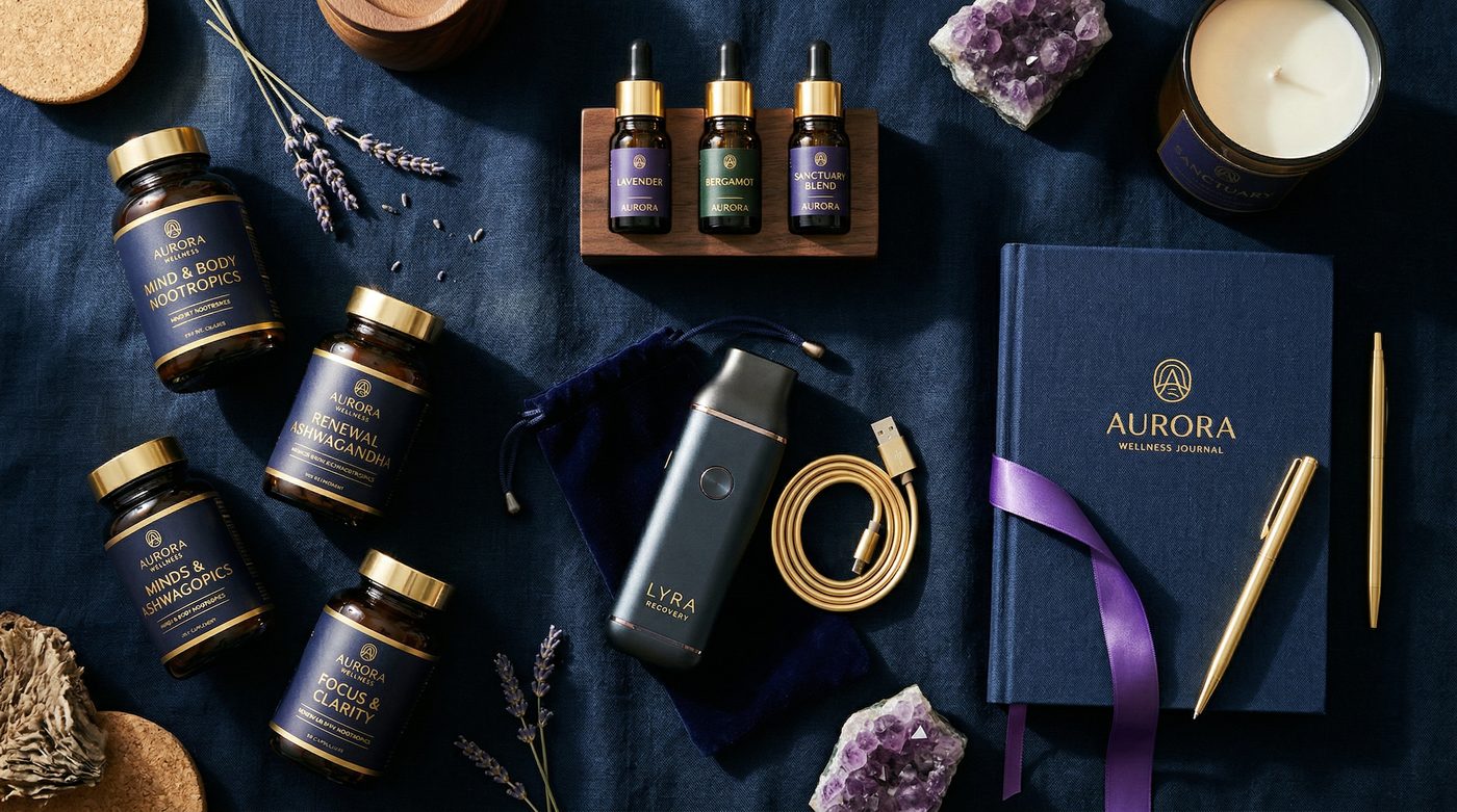 Wellness products arrangement